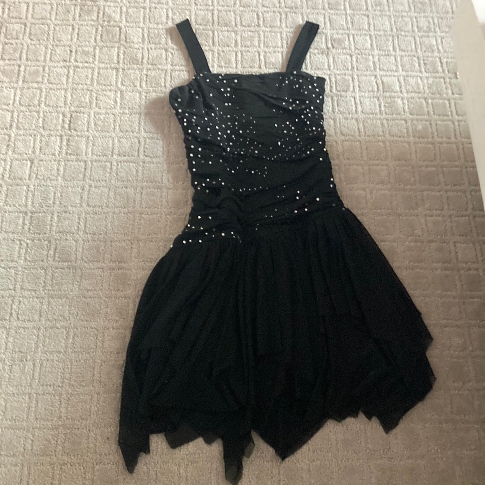 Black Sequined Bodycon Dress
